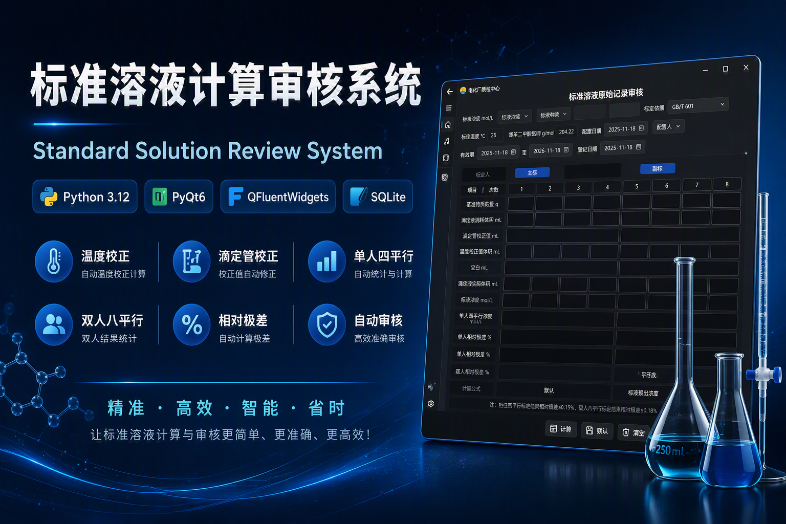 标准溶液计算审核系统(Standard Solution Review System)